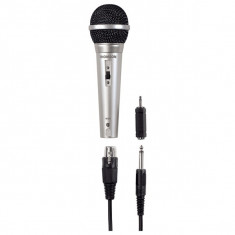Microfon THOMSON M151, Jack 6.35 mm / Slot XLR , 3m, argintiu foto