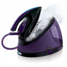 Statie de calcat PHILIPS PerfectCare Aqua GC8650/80, T-ionicGlide, 330g/min, 2400W, negru - mov foto