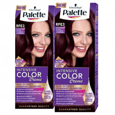 Pachet promo PALETTE Intensive Color Creme RFE3 Brun violet, 2 x 110ml foto