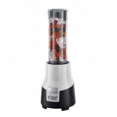 Mini blender RUSSELL HOBBS Mix &amp;amp;amp; Go Pro Aura 22340-56, 0.6l, 1 viteza, 300W, alb foto