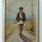 Pictură din tematica &bdquo;Ciobănaşul&rdquo;, de Hugo Petrescu (1932)