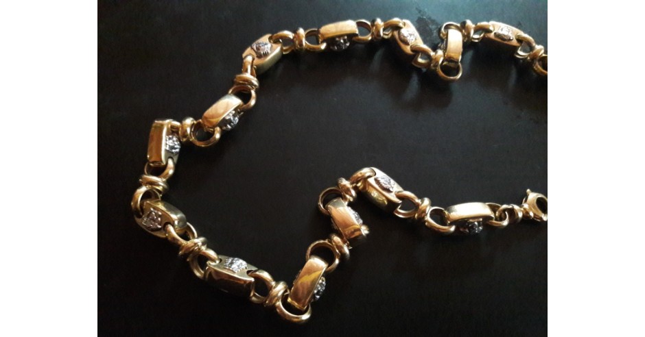 Lant aur Versace 63g 14k 585 cu garantie inca! | arhiva Okazii.ro