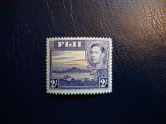 FIJI 2SH GEORGE VI ANGLIA/COLONII MH foto