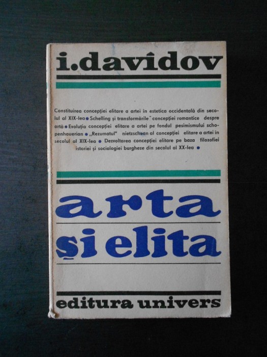 I. Davidov - Arta si elita