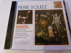 Ravel -Sheherazade etc - Pierre Boulez - cd foto