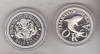 Bnk mnd Sealand Island 1/2 dollar 1994 unc , fauna marina, Europa
