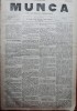 Ziarul Munca , organ social-democrat , an 1 ,nr. 10 ,1890 , I. Nadejde ,C. Mille