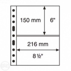 SET (5 buc) Folii Folie Bancnote GRANDE 2C ( dimensiune A4 ) Leuchtturm foto