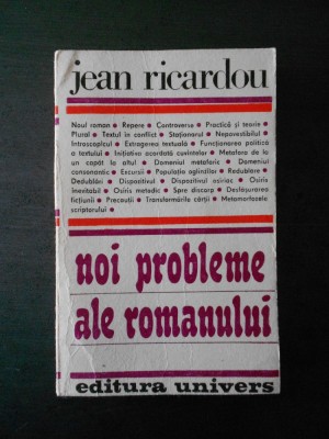 JEAN RICARDOU - NOI PROBLEME ALE ROMANULUI foto