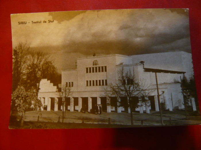 Ilustrata Sibiu - Teatrul de Stat , anii &#039;50