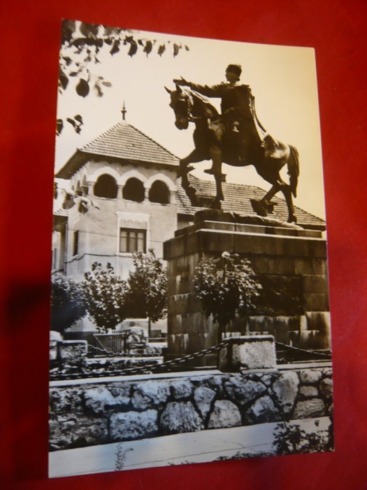 Ilustrata -Campeni - Statuia lui Avram Iancu , anii &#039;60