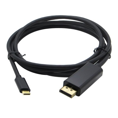 Cablu convertor USB-C Type C la Displayport DP pt laptop, telefon, 4K @ 60Hz, 3M foto