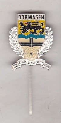 bnk ins Insigna tir - dare la semn - Germania - Dormangen - Rhein Schutzentag foto