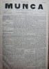 Ziarul Munca , organ social-democrat , an 1 ,nr. 6 ,1890 , I. Nadejde , C. Mille