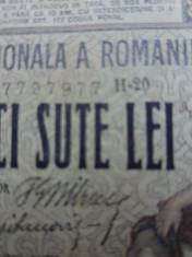 bancnote romanesti 500lei 1920 xf foto