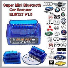 Tester Auto Diagnoza OBD2 NOU Ultima Versiune BLUETOOTHOriceMasina1999 -&amp;gt;Prezent foto