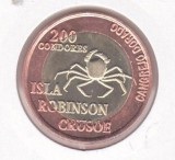 bnk mnd Arh .Juan Fernandez - Robinson Crusoe Island 200 condores 2014 unc