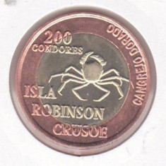 bnk mnd Arh .Juan Fernandez - Robinson Crusoe Island 200 condores 2014 unc