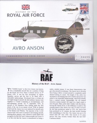 bnk mnd Nauru 1 $ 2007 FDC - Istoria aviatiei RAF foto