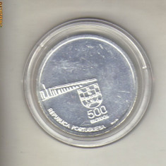 bnk mnd Portugalia 500 escudos 1999, argint