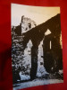 Ilustrata - Cetate Slimnic judet Sibiu - Ruine , anii &#039;50, Necirculata, Fotografie