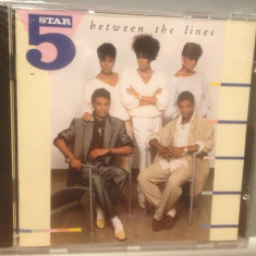 FIVE STAR - BETWEEN THE LINES (1987/BMG REC/ GERMANY) - CD NOU/Sigilat/Original