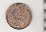 Bnk mnd Somalia franceza 20 franci 1965, Africa