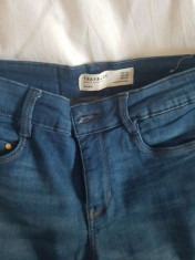 Blugi Zara noi denim, masura 36 foto