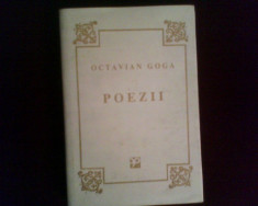 Octavian Goga Poezii, editia din 1907 republicata in facsimil foto