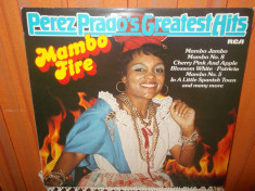 -Y- PEREZ PRADO AND HIS ORCHESTRA - MAMBO FIRE DISC VINIL LP foto