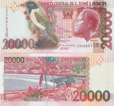 Sao Tome si Principe 20 000 Dobras 31.12.2013 UNC foto