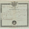 Romania Valahia 1844 Bilet de Export Produse document rar cu desen corabie 1840