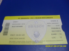 Bilet FC Brasov - Steaua foto