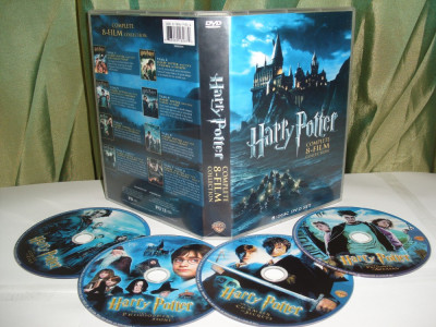 Colectia Completa Harry Potter 8 DVD foto