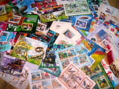 Lot 100 colite de timbre stampilate! Mai multe disponibile! foto