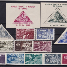 ROMANIA 1945 LP 181 LP 181 a LP 182 LP 183 LP 184 AGIR SERII SI COLITE MNH