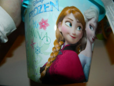 Galeata de jucarie, galetusa nisip Frozen- Anna, Elsa si Olaf, Disney, 2 l foto