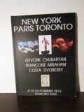 Expoziţie de pictură şi sculpturăGevork Chubaryan, Fran&ccedil;oise Abraham ,C Dvorezky