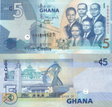 Ghana 5 Cedi 01.07.2015 UNC