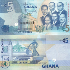 Ghana 5 Cedi 01.07.2015 UNC