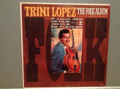 TRINI LOPEZ - THE FOLK ALBUM (1962/REPRISE REC/GERMANY) - disc VINIL/RAR foto