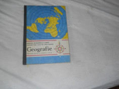 Geografie , Manual cls.VI, 1992, Ed. Didactica si Pedagogica foto