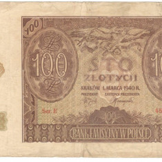 Polonia 100 zlotych 1940