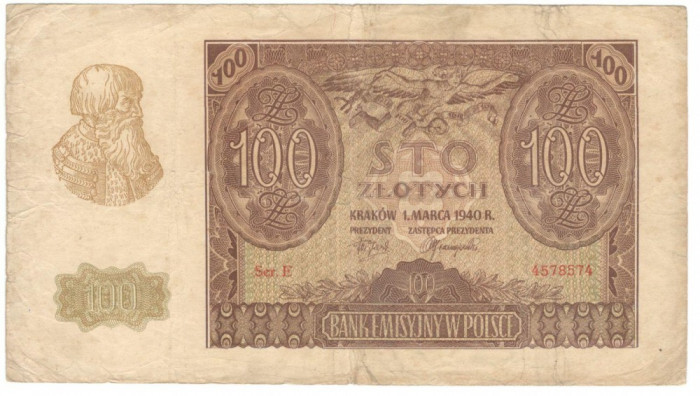 Polonia 100 zlotych 1940