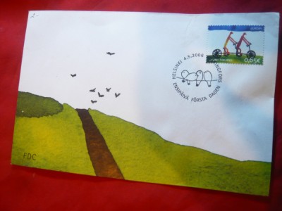 Plic FDC - Biciclisti Eurocept - 2006 Finlanda foto