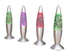 Lampa decorativa cu Sclipici Glitter Lamp foto