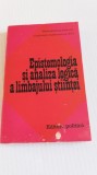 Epistemologia si analiza logica a limbajului stiintei