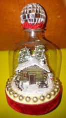Glob decorativ ornament sarbatori de iarna, brad, Craciun foto