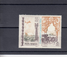 ROMANIA 1966 LP 640 ZIUA MARCII POSTALE ROMANESTI MNH foto