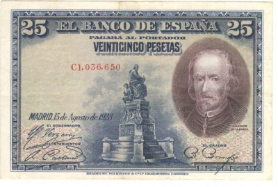 Spania 25 pesetas 1928 foto